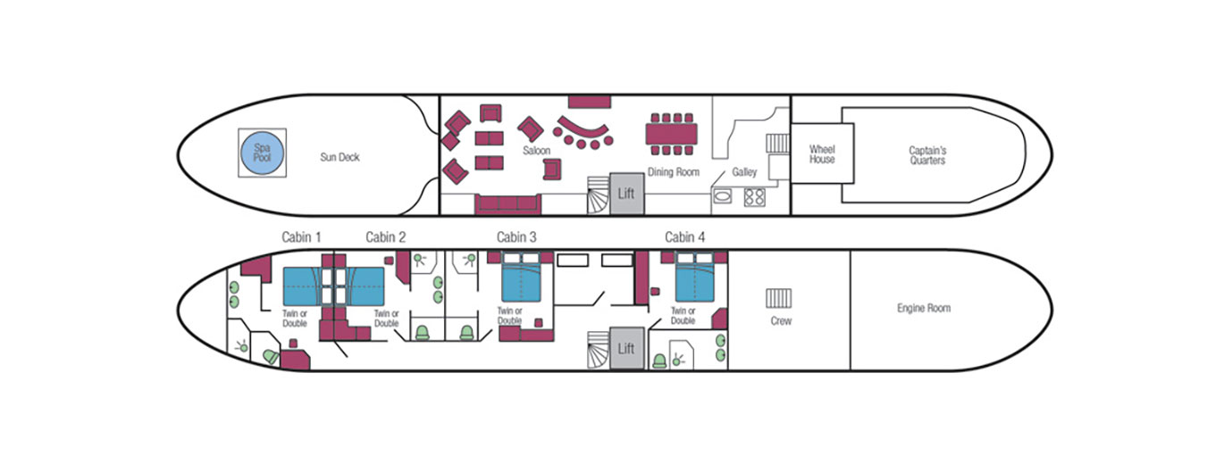 La Nouvelle Etoile Barge Lady