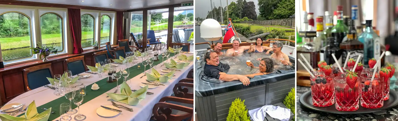 Onboard barge canal cruises Onboard barge canal cruises